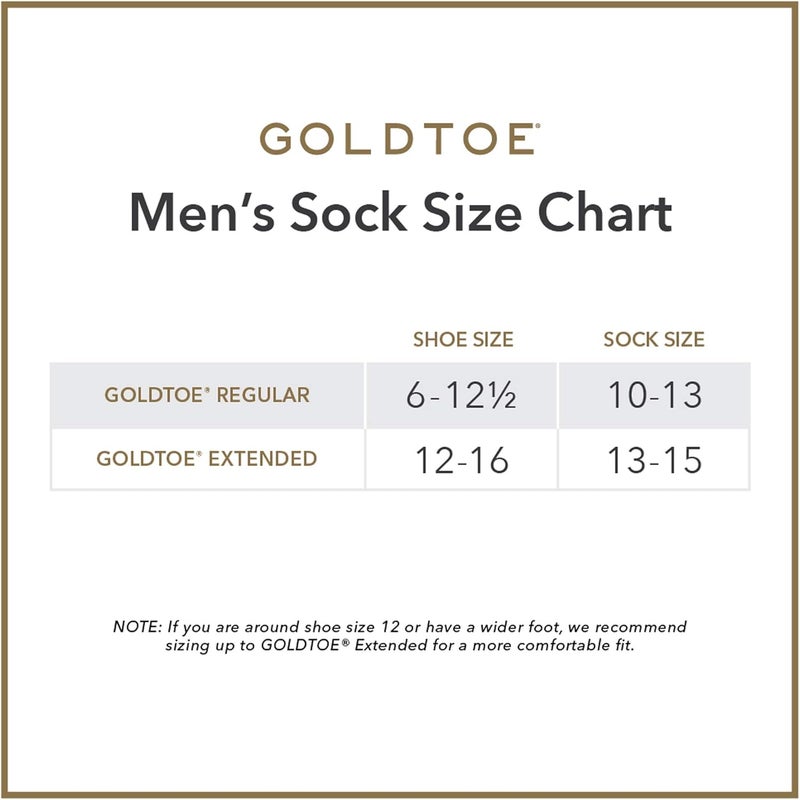 GOLDTOE Gold Toe Men's 656s Cotton Crew Athletic Socks - 6 Pairs, White - Image 5